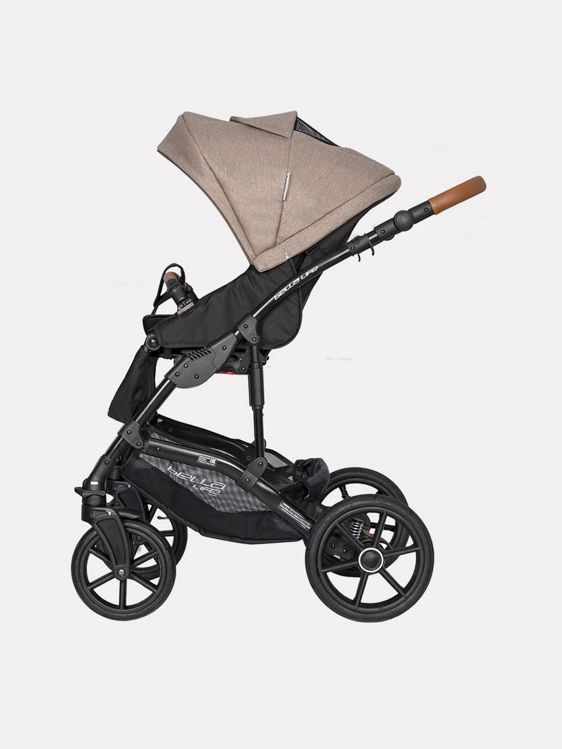 Коляска 2 в 1 Riko Basic Bella Life 05 Mokka коричневый