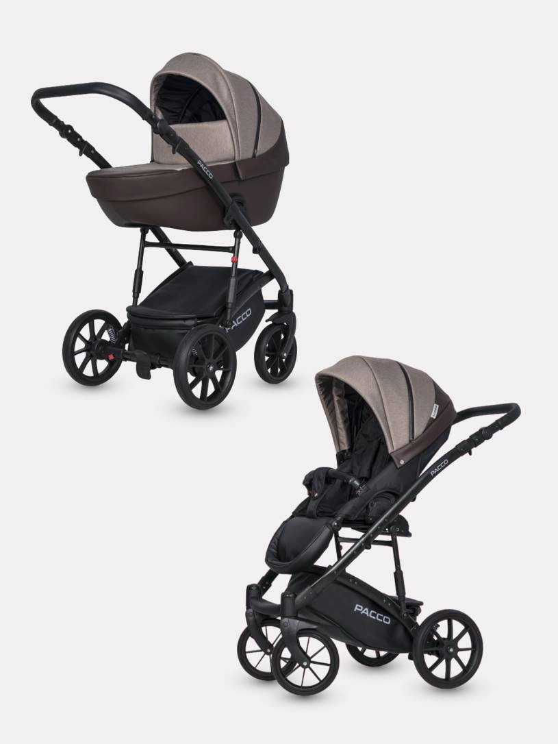 Коляска 2 в 1 RIKO BASIC PACCO 07 Mokka