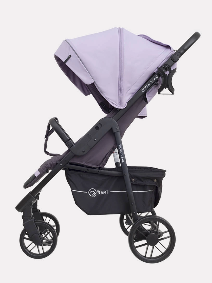 Коляска прогулочная Rant Vega Star Sweet Lavender. Цвет: Фиолетовый