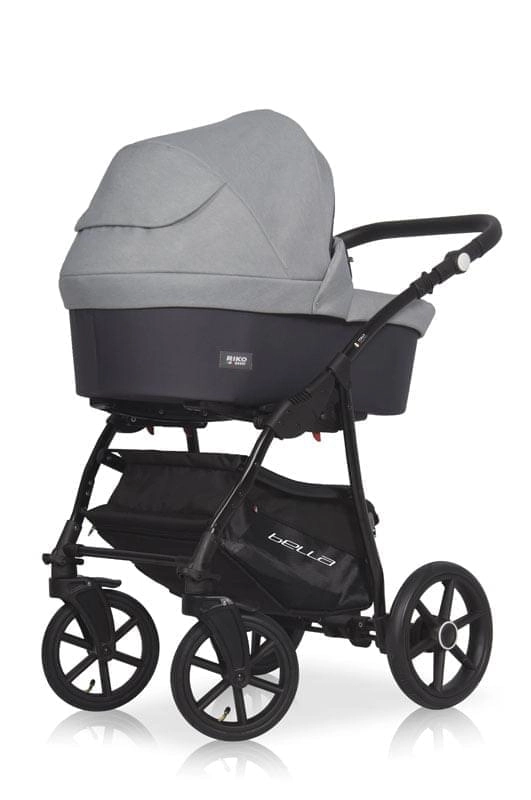 Коляска 3 в 1 Riko Basic Bella 01 серый