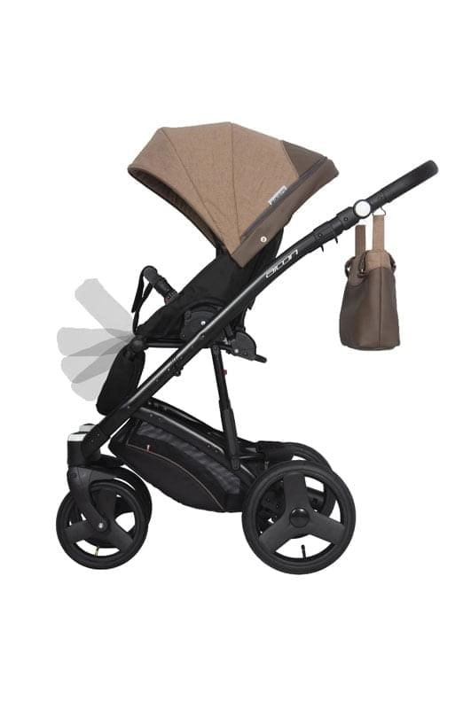 Коляска 2 в 1 Riko Basic Aicon 10 бежево-коричневый