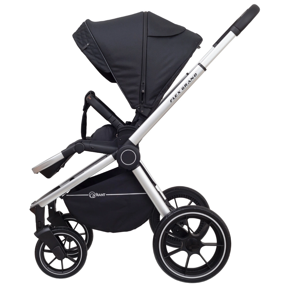 Коляска 3 в 1 Rant Flex Grand Midnight Black черный