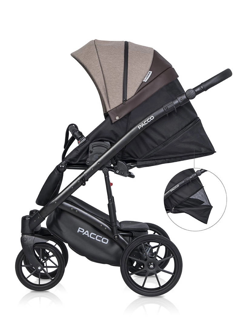 Коляска 2 в 1 RIKO BASIC PACCO 07 Mokka