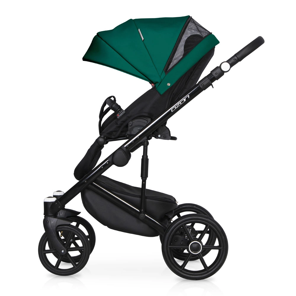 Коляска 3 в 1 Riko Basic Ozon Ecco 22 зеленый