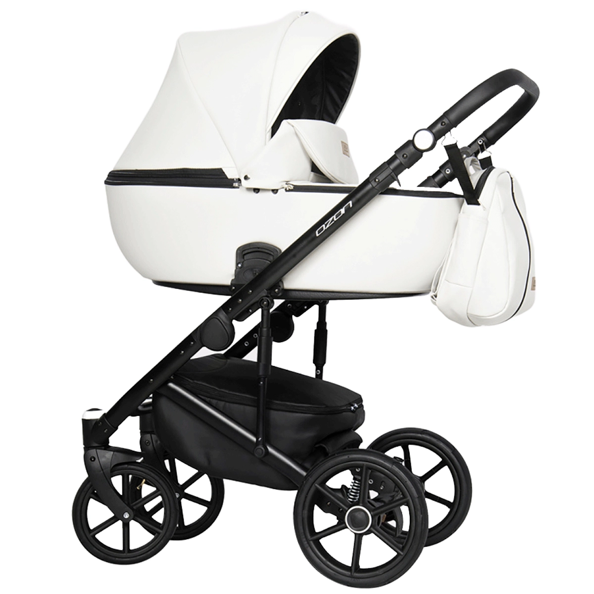 Коляска 3 в 1 Riko Basic Ozon, 07 белый
