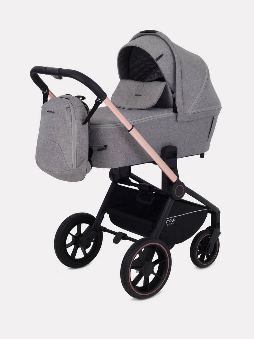 Коляска 2 в 1 MOWBaby ZOOM PU RA086 Gold Beige