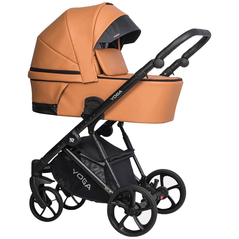 Коляска 3 в 1 Riko Basic Yoga Ecco 13 Caramel, Бежевый