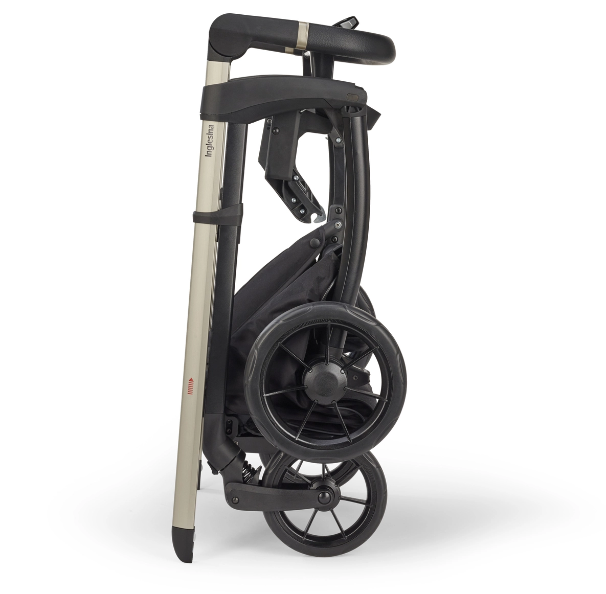 Коляска 3 в 1 Inglesina Electa с подставкой под люльку Stand Up, Upper Black