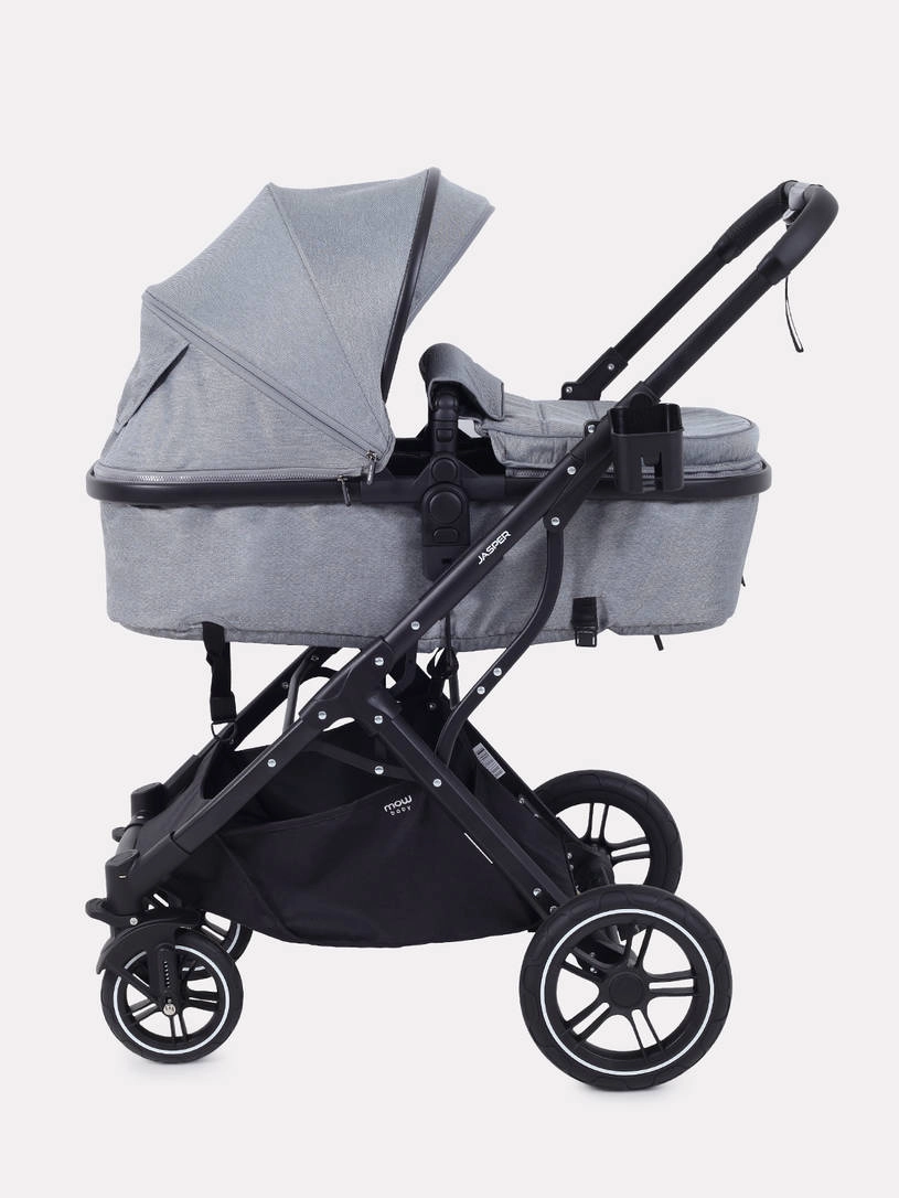 Коляска-трансформер 3 в 1 Mowbaby Jasper Grey