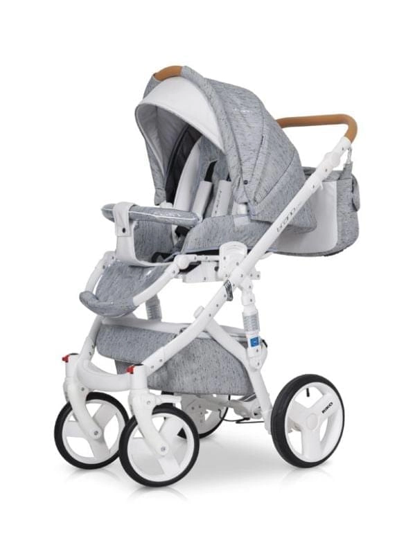 Коляска 2 в 1 Riko Bruno Luxe 05 серый
