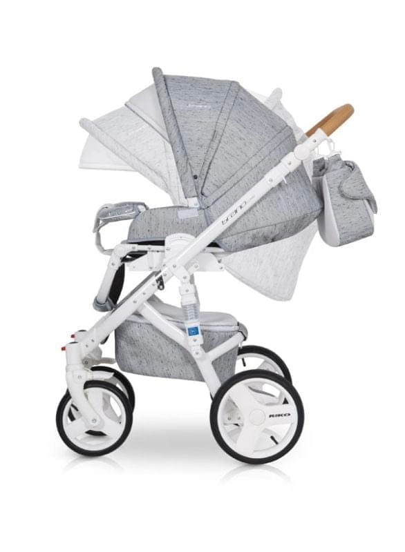Коляска 2 в 1 Riko Bruno Luxe 05 серый