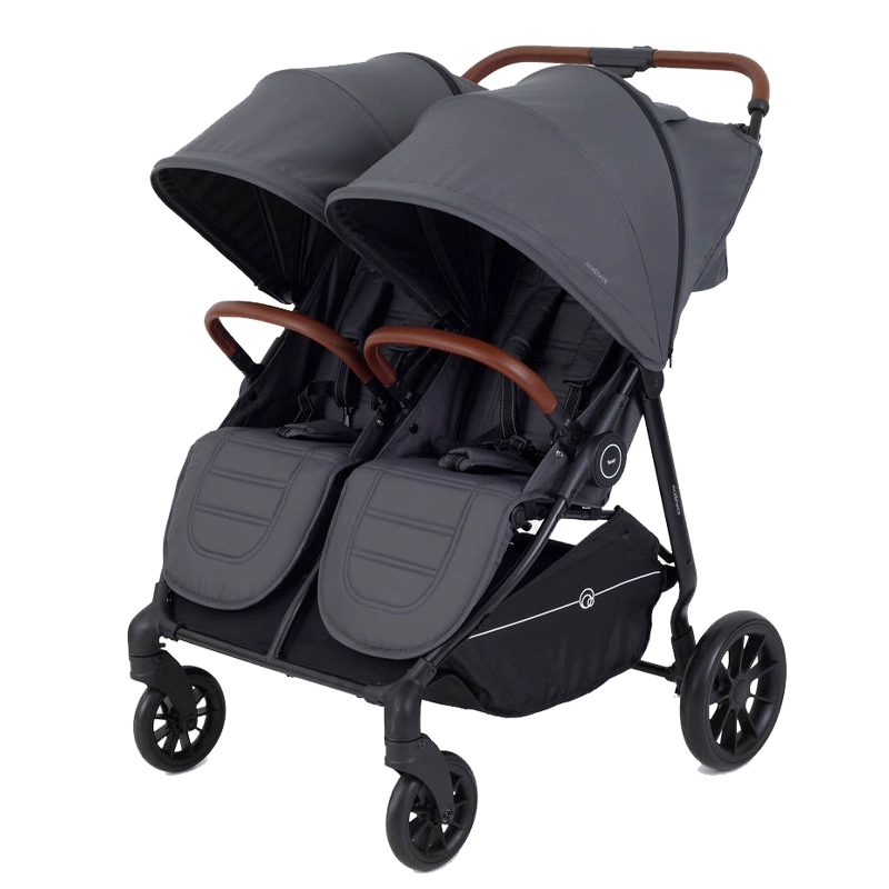 Коляска прогулочная для двойни Rant Twinny graphite