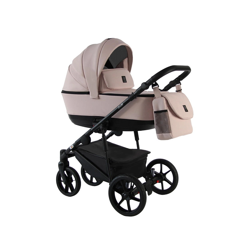 Детская коляска Sevillababy Tisso 2 в 1 пудровый экокожа