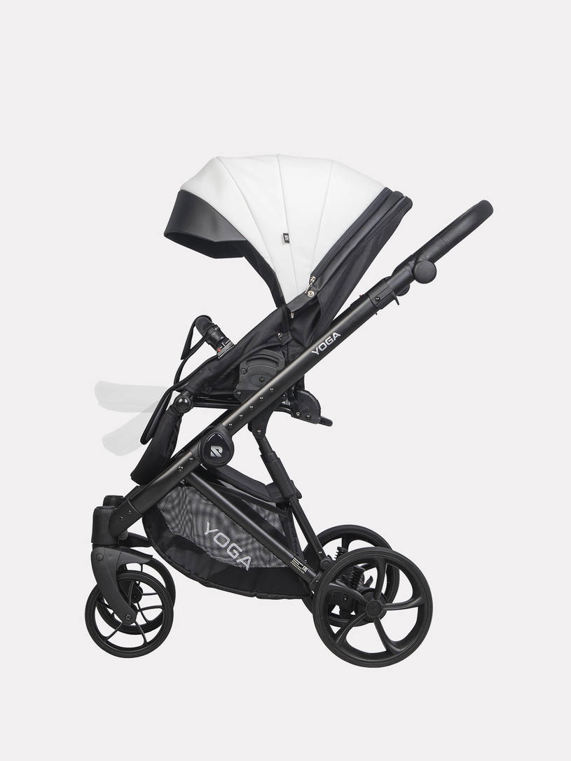 Коляска 3 в 1 Riko Basic Yoga Ecco 11 White, Белый