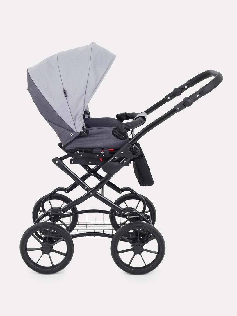 Коляска 2 в 1 Rant Dream Classic 2024 02 темно-серый - светло-серый