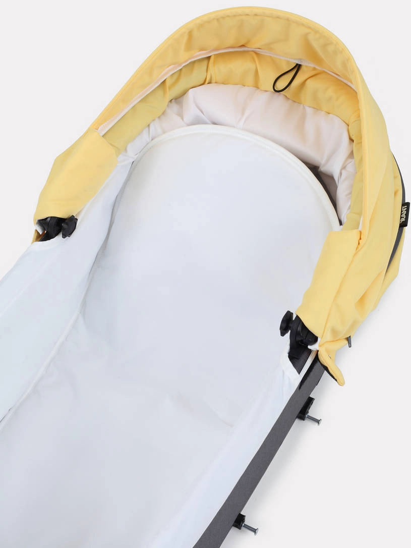 Коляска для двойни 2 в 1 Rant Dream Duo 07 серый-желтый