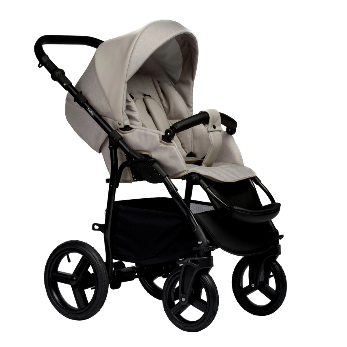 Коляска 2 в 1 Indigo Impulse Eco, Ie 02 (Бежевый)