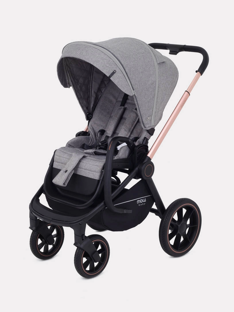 Коляска 2 в 1 MOWBaby ZOOM PU RA086 Gold Beige