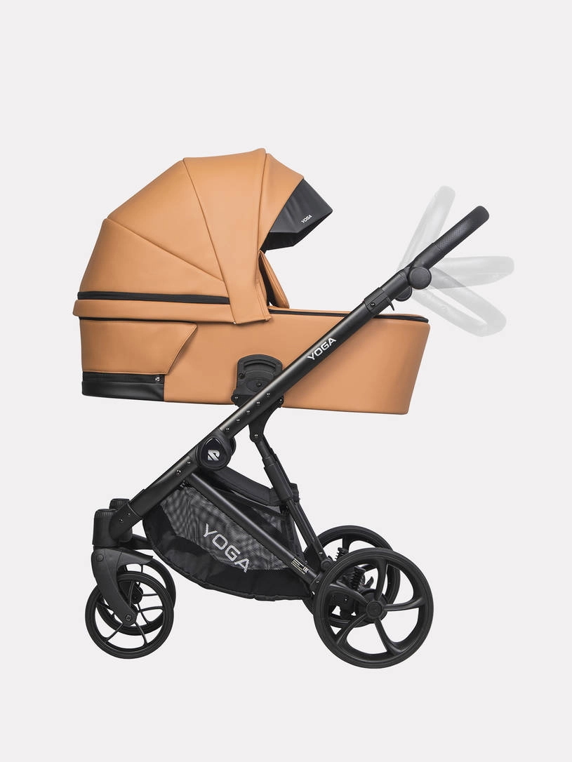 Коляска 2 в 1 Riko Basic Yoga Ecco 13 Caramel