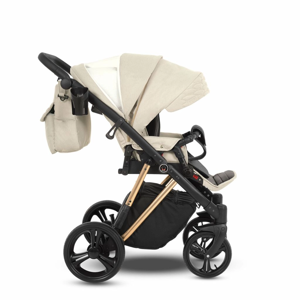 Коляска 2 в 1 Camarelo Faro, Светло-бежевый меланж