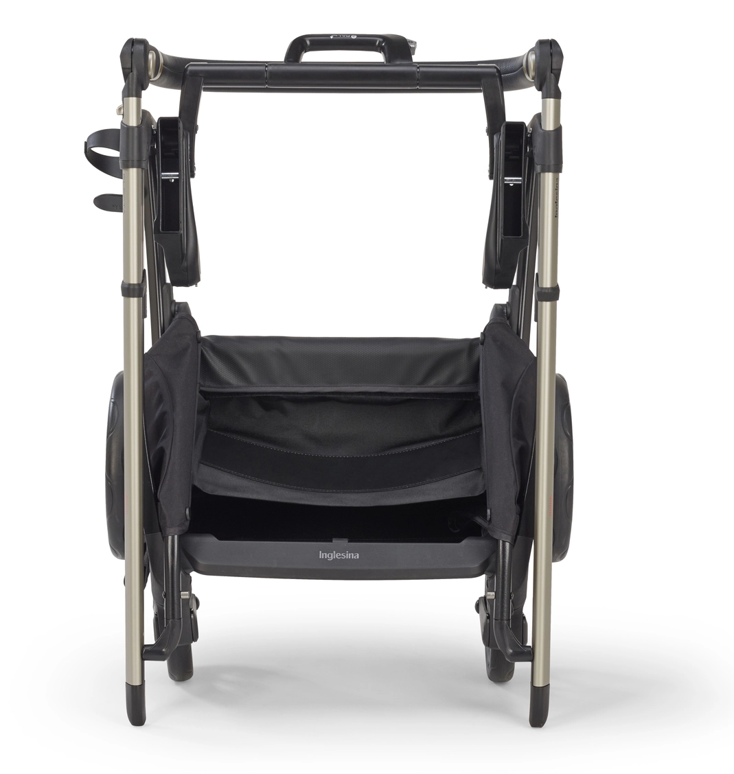 Коляска 3 в 1 Inglesina Electa с подставкой под люльку Stand Up, Upper Black
