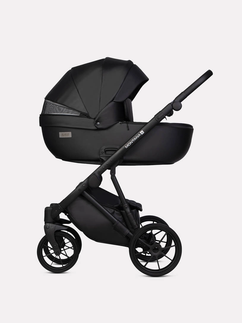 Коляска 2 в 1 Riko Basic Montana Ecco X 12 Black