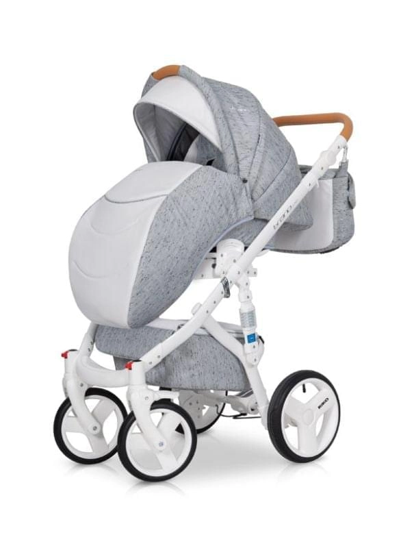 Коляска 2 в 1 Riko Bruno Luxe 05 серый