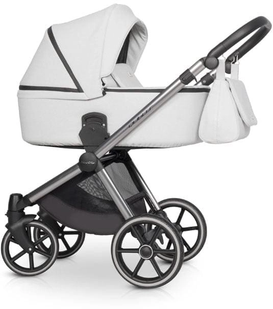 Коляска 3 в 1 Riko Qubus 04 белый