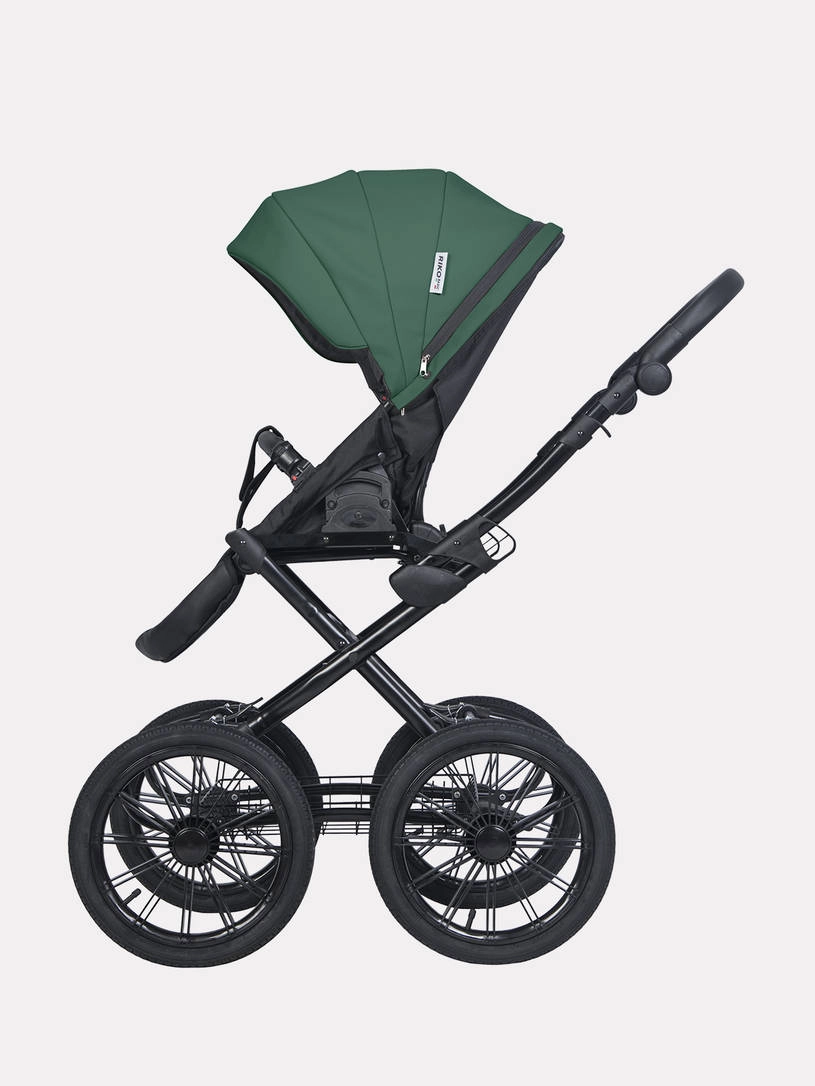 Коляска 2 в 1 Riko Basic Montana Ecco Prestige 13, Emerald