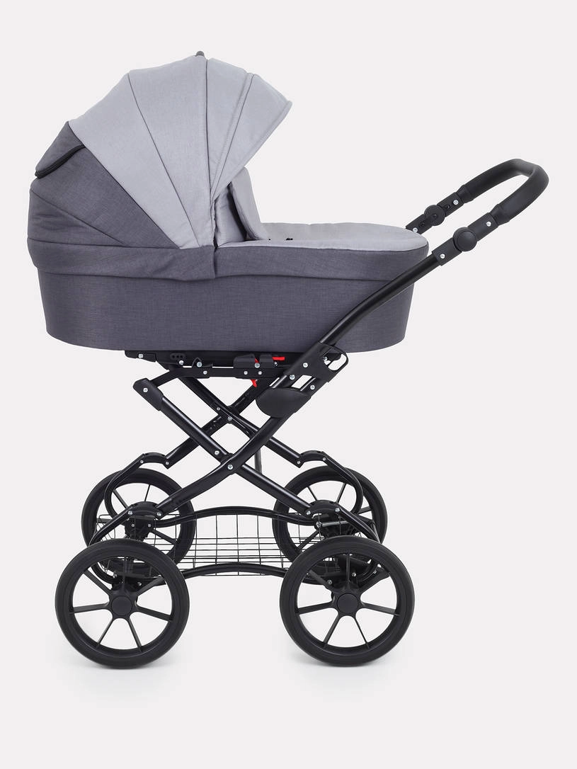 Коляска 2 в 1 Rant Dream Classic 2024 02 темно-серый - светло-серый