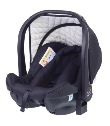 Коляска 3 в 1 MOWBaby ZOOM PU RA087 Silver Black