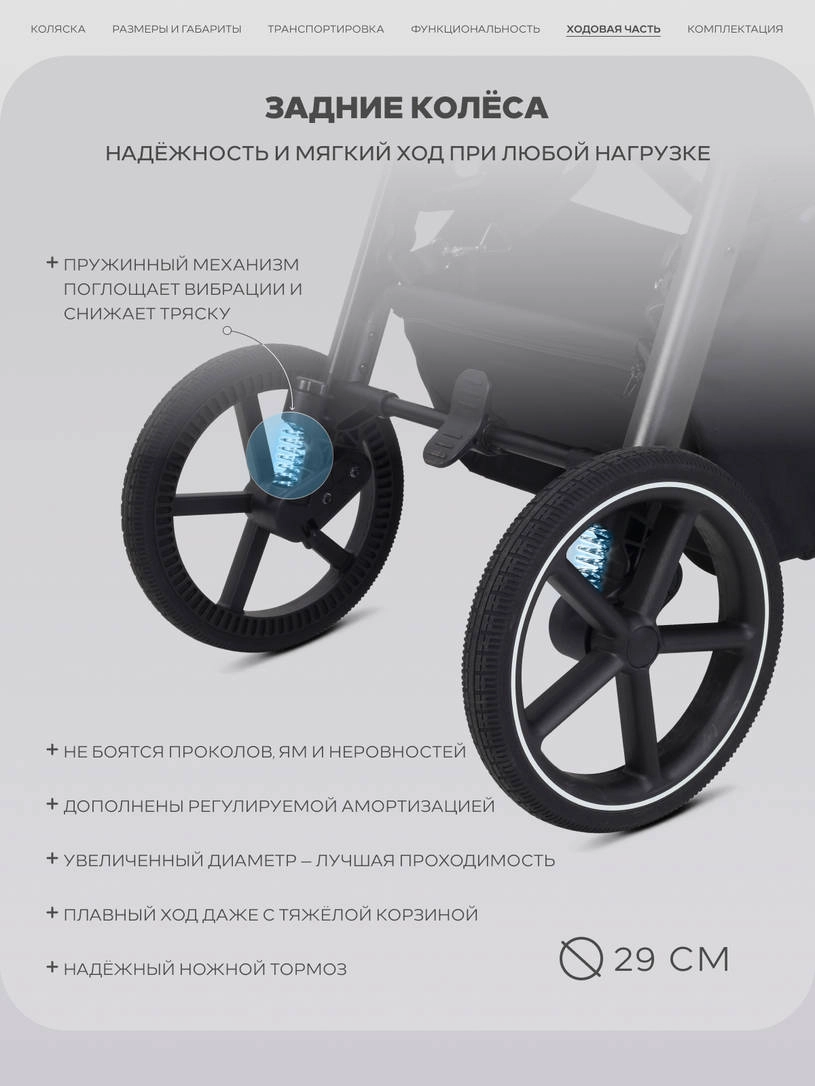 Коляска прогулочная Rant Caspia Soft 2026 Graphite