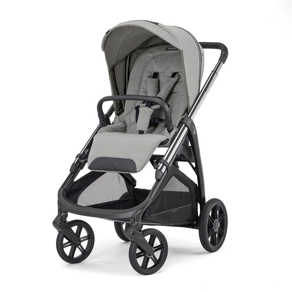 Коляска 2 в 1 Inglesina Aptica New с подставкой под люльку Stand Up, Satin Grey