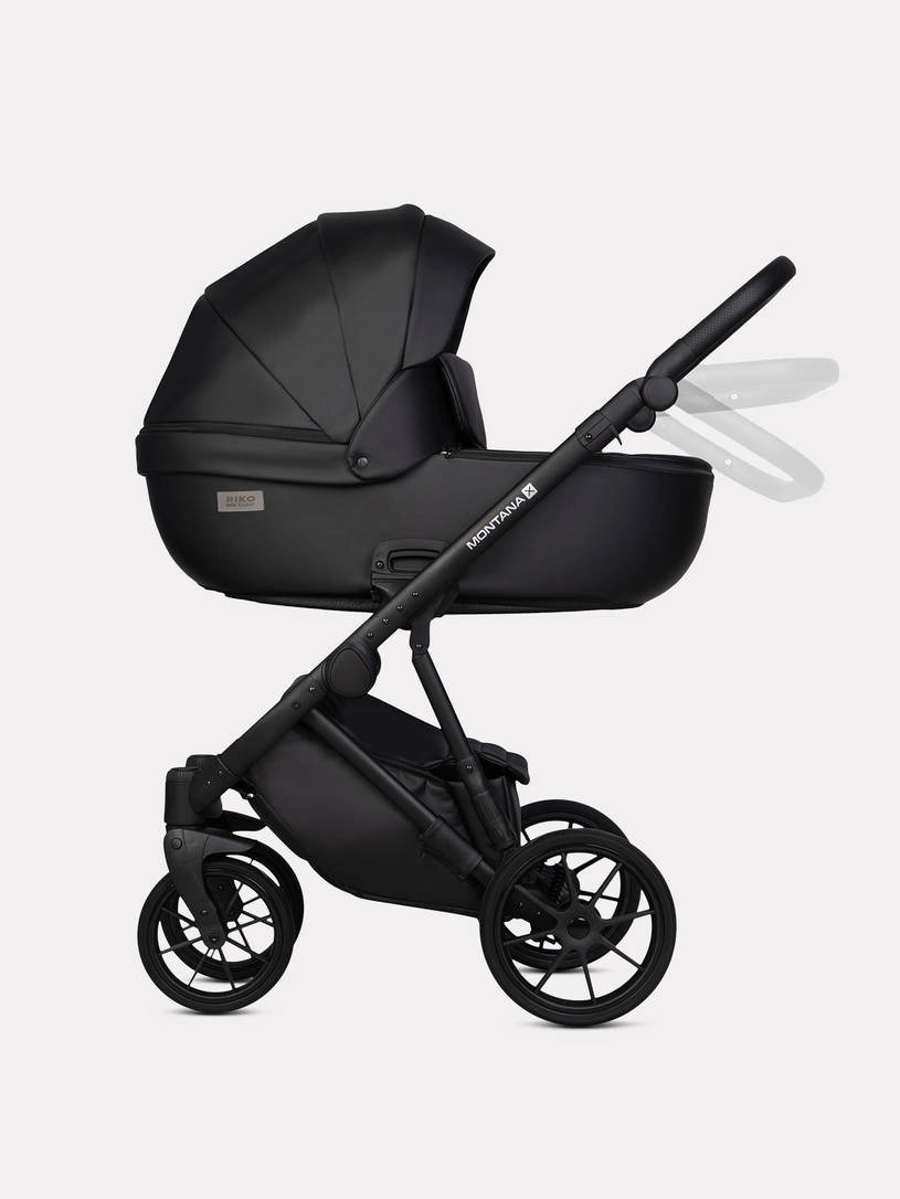 Коляска 2 в 1 Riko Basic Montana Ecco X 12 Black