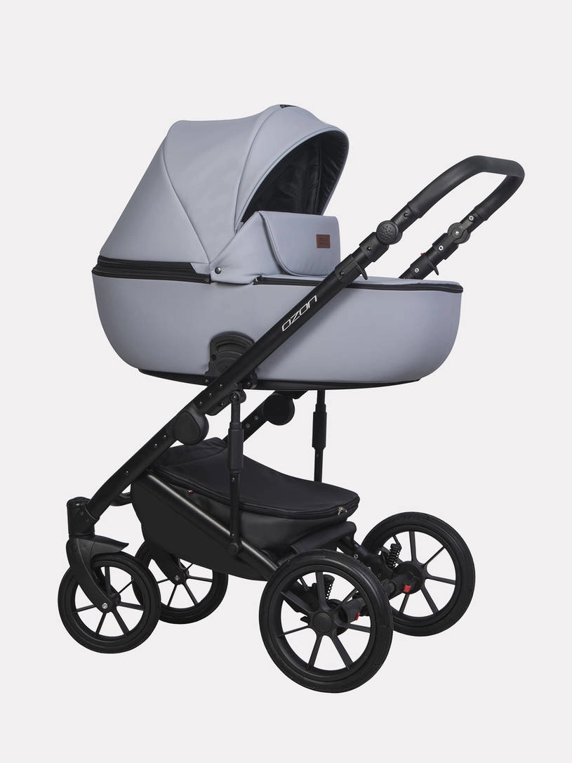 Коляска 3 в 1 Riko Basic Ozon Pastel 04, Серый