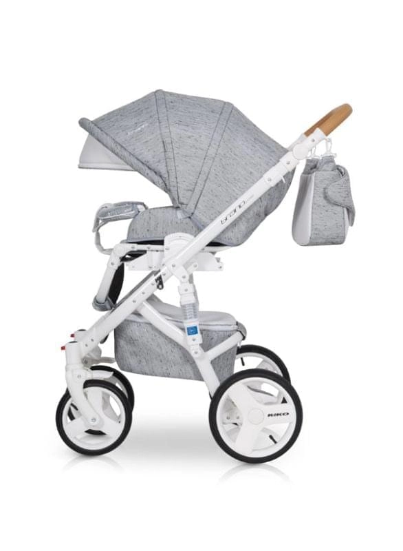 Коляска 2 в 1 Riko Bruno Luxe 05 серый