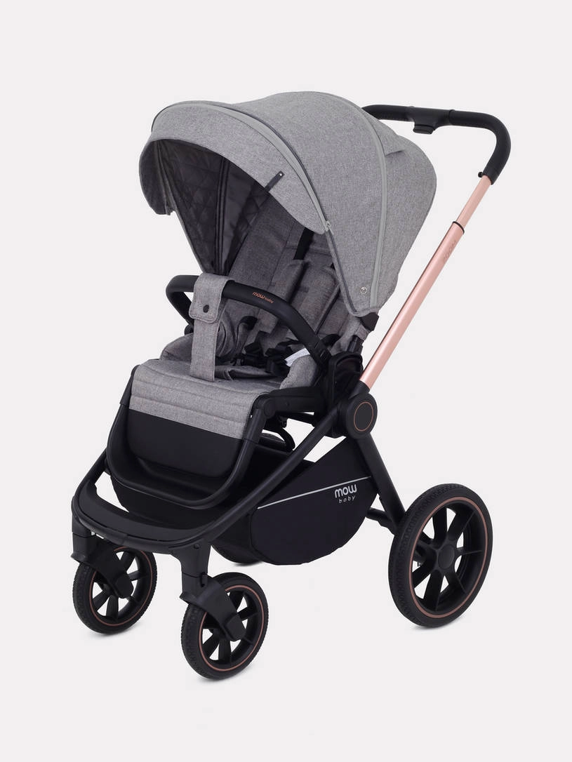 Коляска 2 в 1 MOWBaby ZOOM PU RA086 Gold Beige