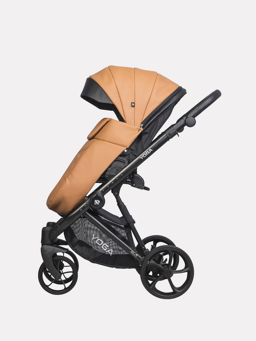 Коляска 2 в 1 Riko Basic Yoga Ecco 13 Caramel