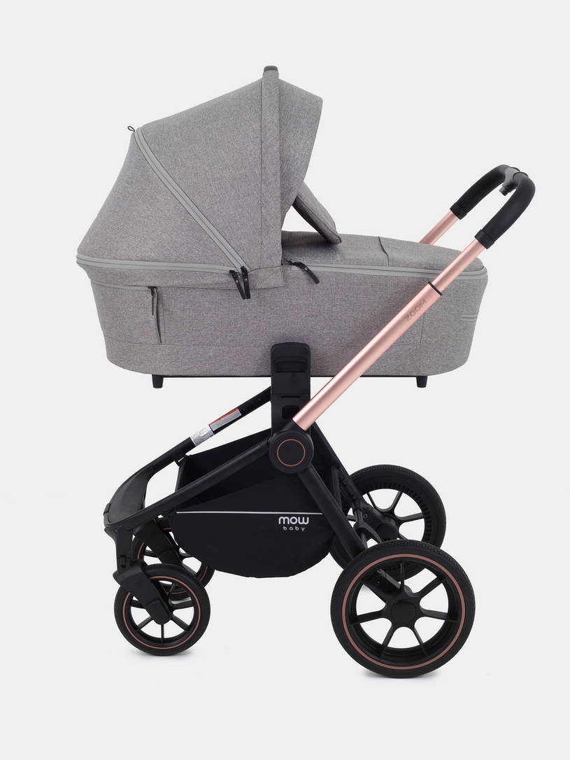 Коляска 2 в 1 MOWBaby ZOOM PU RA086 Gold Beige