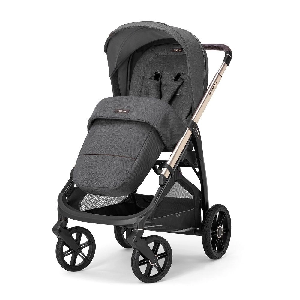 Коляска 2 в 1 Inglesina Aptica New с подставкой под люльку Stand Up, Velvet Grey