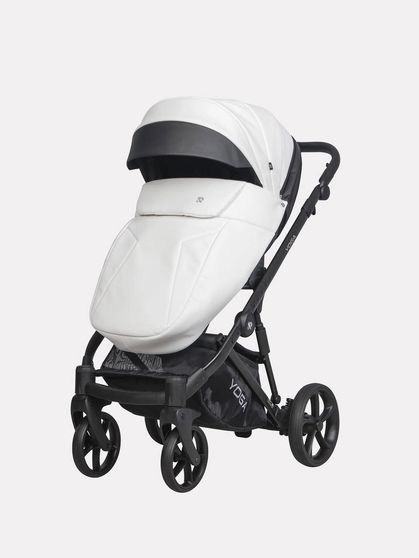 Коляска 3 в 1 Riko Basic Yoga Ecco 11 White, Белый