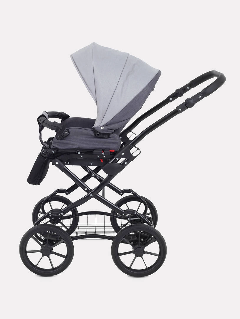 Коляска 2 в 1 Rant Dream Classic 2024 02 темно-серый - светло-серый
