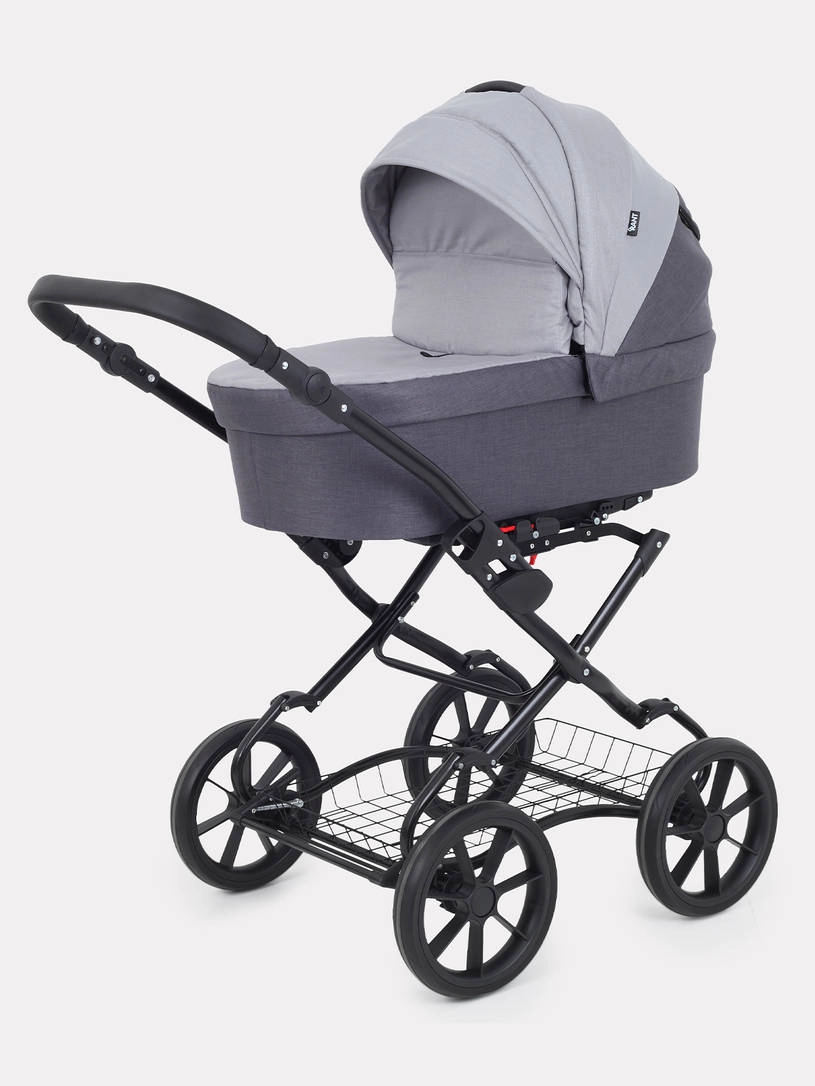Коляска 2 в 1 Rant Dream Classic 2024 02 темно-серый - светло-серый