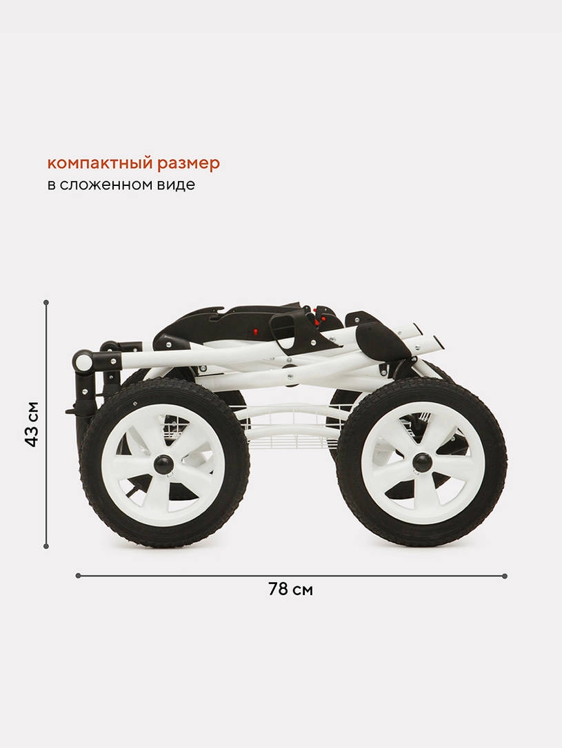Коляска 2 в 1 Rant Dream Classic 04 серый-мятный