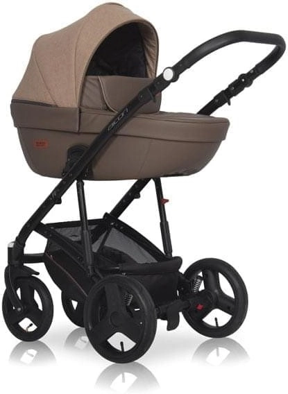 Коляска 2 в 1 Riko Basic Aicon 10 бежево-коричневый