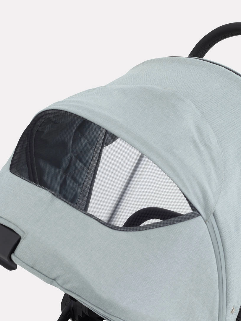 Коляска 2 в 1 Mowbaby Zoom PU silver green tea