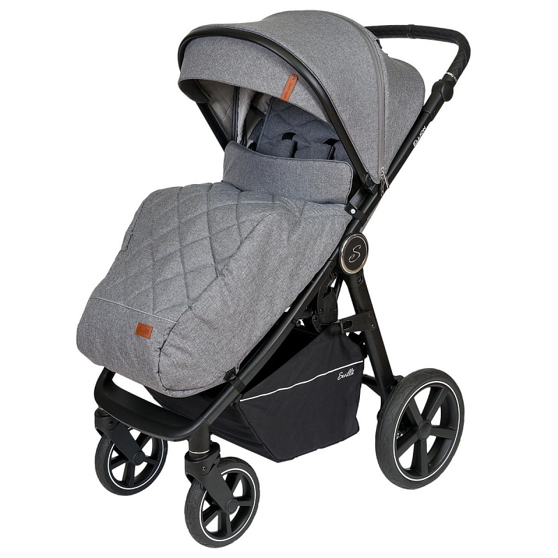 Детская прогулочная коляска Sevillababy Ellion серый