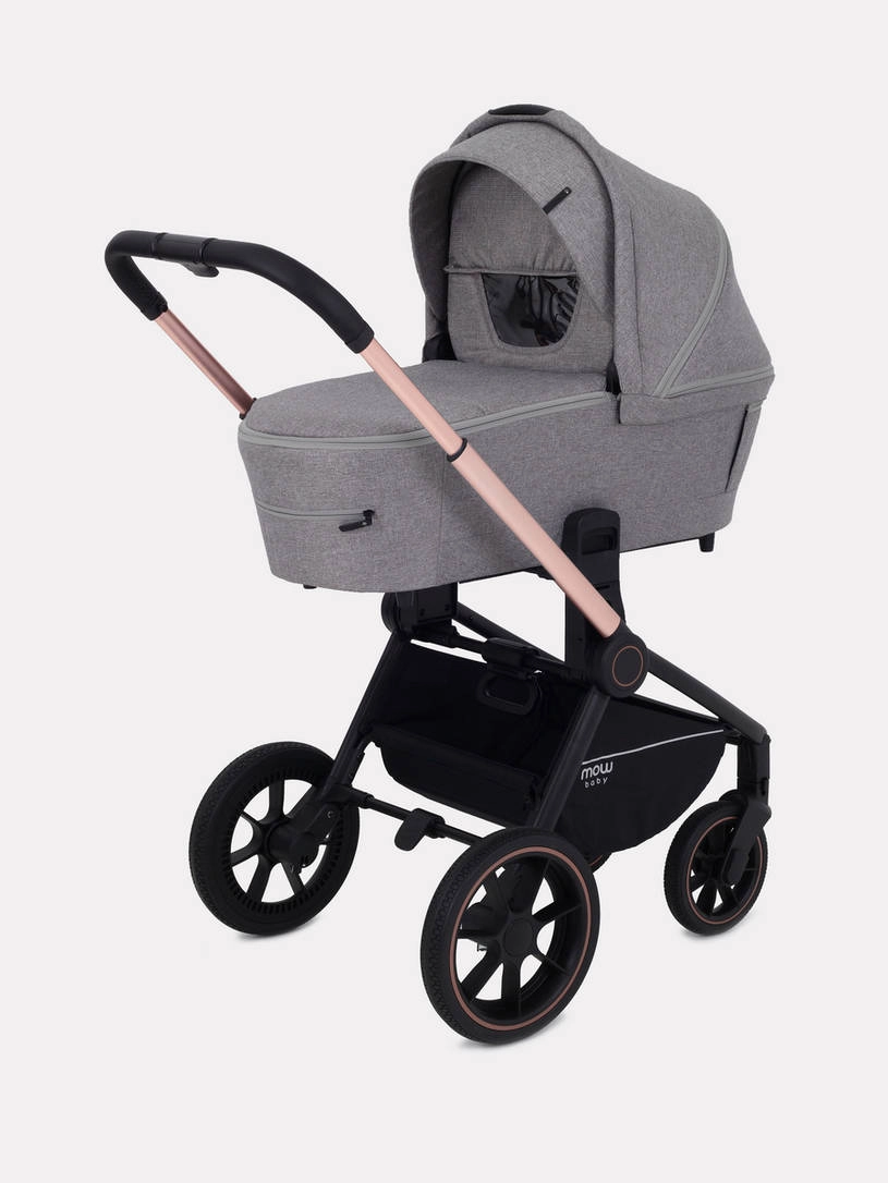 Коляска 2 в 1 MOWBaby ZOOM PU RA086 Gold Beige