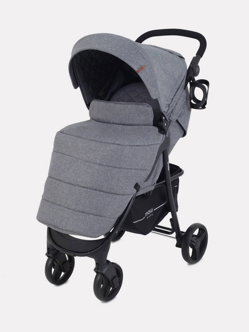 Коляска прогулочная Mowbaby Cross Gold Grey