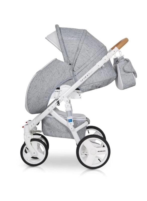 Коляска 2 в 1 Riko Bruno Luxe 05 серый